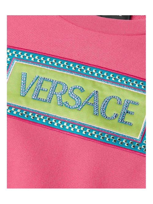 Felpa, bambina, logata. VERSACE | 1022899 1A169632P1E0